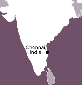 Location of Word Made Flesh Chennai